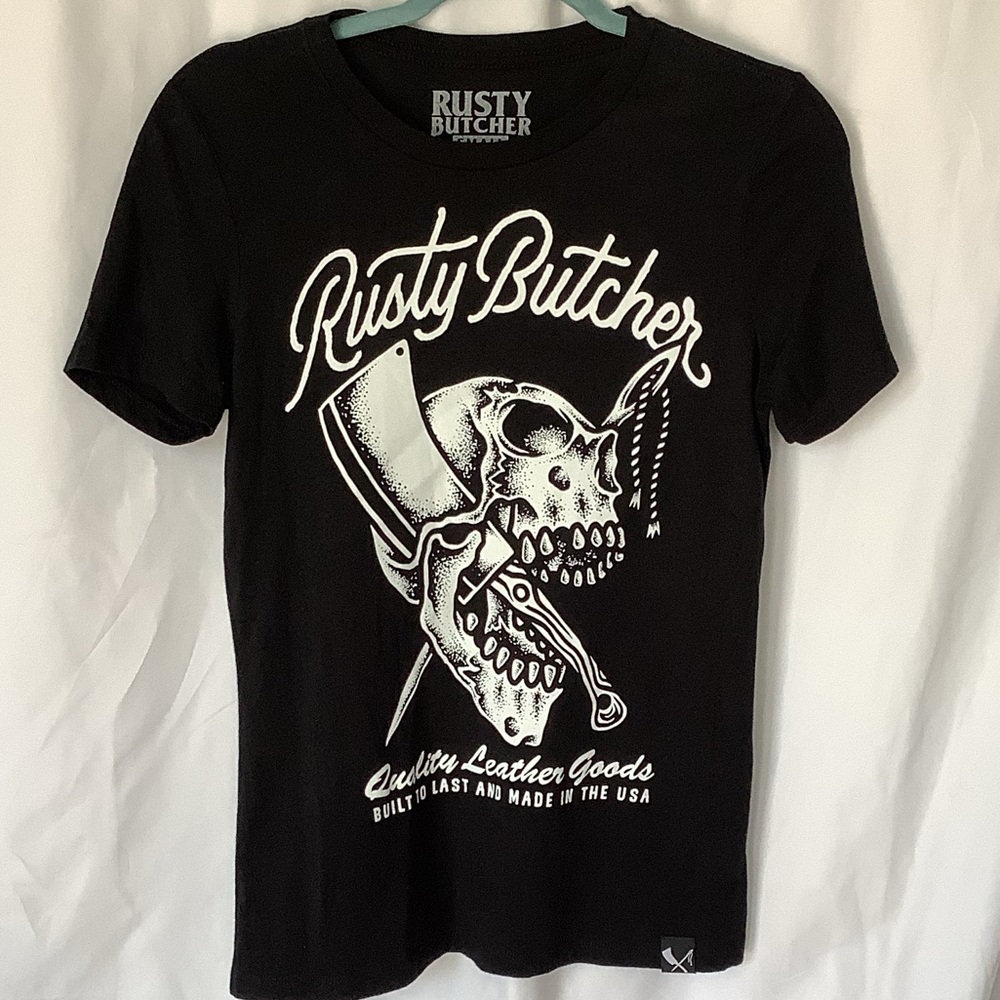 Rusty Butcher t-shirt black small